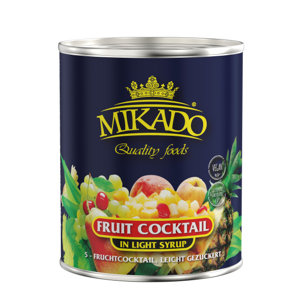 Fruitcocktail - 5 Frucht-Cocktail, leicht gezuckert