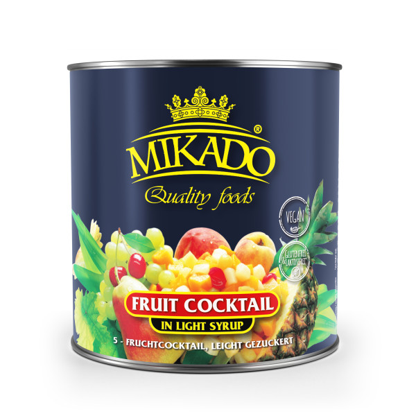Fruitcocktail - 5 Frucht-Cocktail, leicht gezuckert