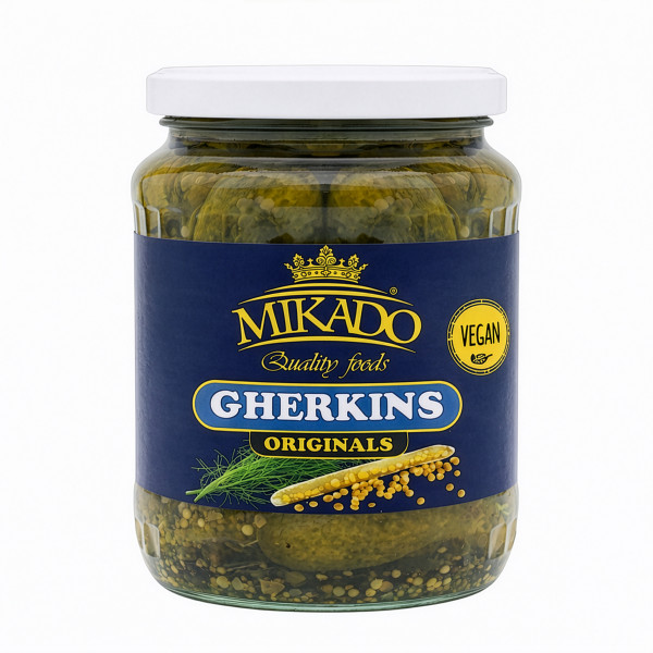 Gherkins, marinated