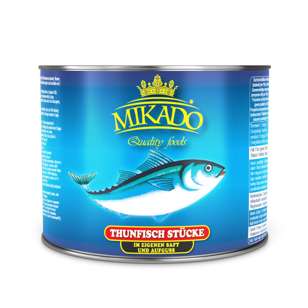 Thunfisch-Stücke in Wasser