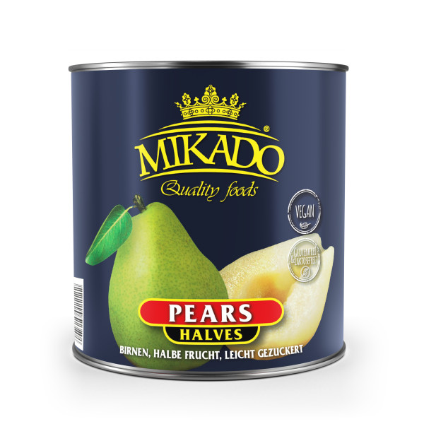 Pears, halves, in light syrup