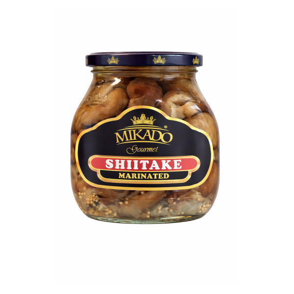 Shiitake mushrooms, wholes, pickled