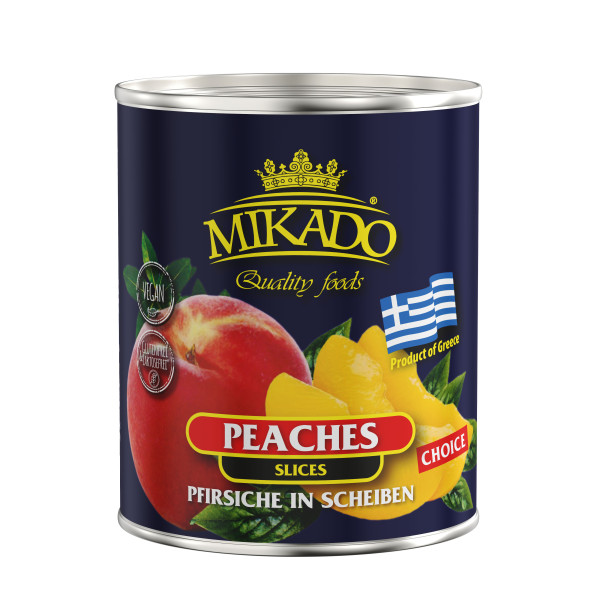 Peaches in Slices, in light syrup