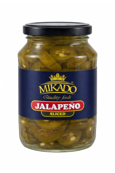 Jalapenos, grün, in Scheiben, mariniert