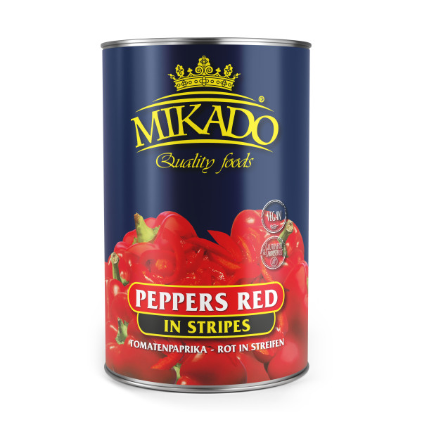 Red Pepper, in stripes