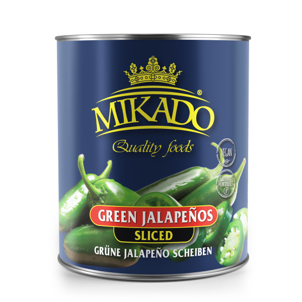 Jalapenos, green Slices, hot