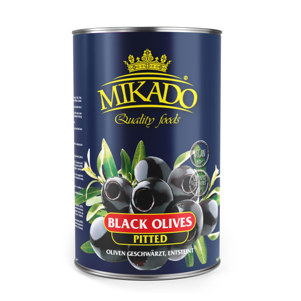 Oliven,schwarz, ohne Stein, 34/36