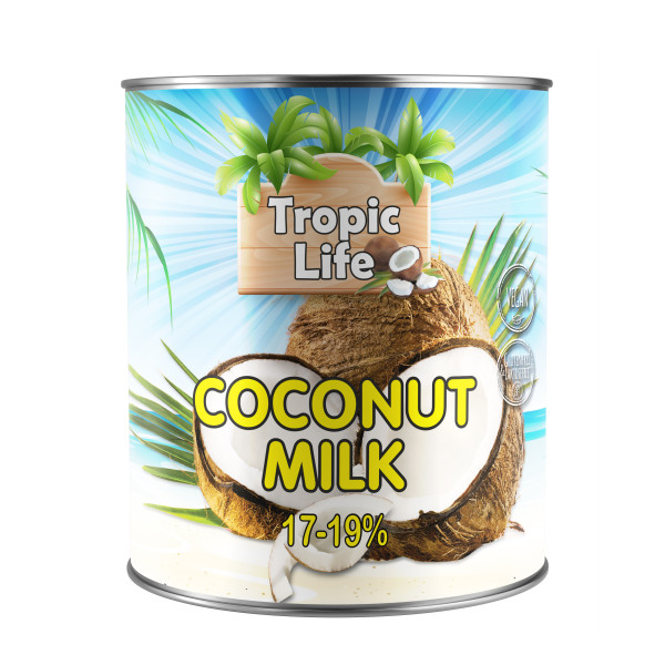 Kokosmilch, 17-19% Fett