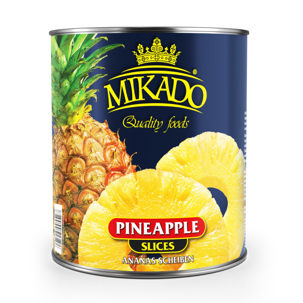 Ananas-Scheiben, leicht gezuckert