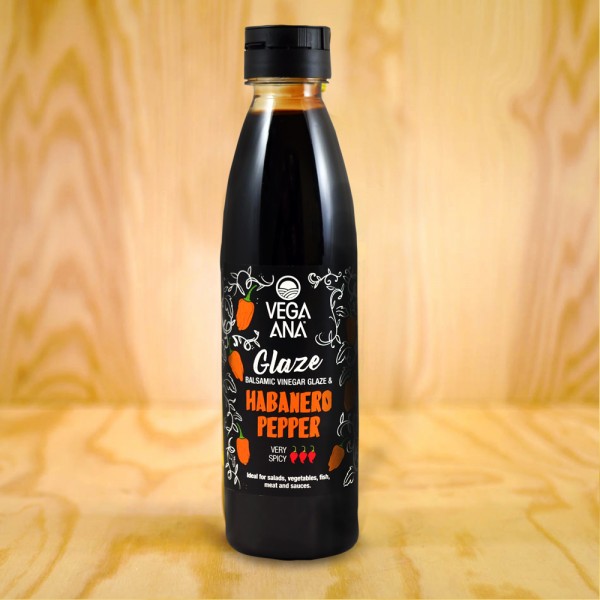 Balsamico Creme Glace, mit Habanero Pepper 6 x 250ml PET Bottle, VEGA ANA